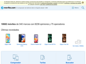 'moviles.com' screenshot