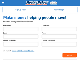 'movinghelper.com' screenshot
