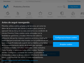 'movistar.es' screenshot