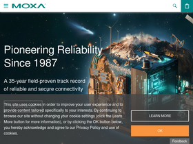 'moxa.com' screenshot