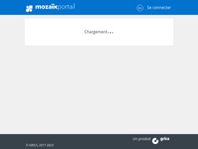 'mozaikportail.ca' screenshot