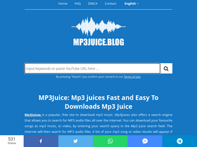 'mp3juice.blog' screenshot