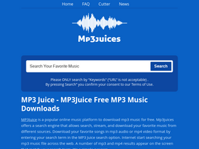 'mp3juices.click' screenshot