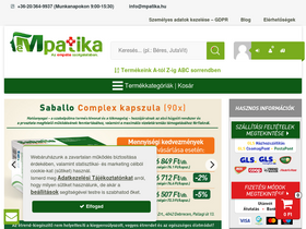 'mpatika.hu' screenshot