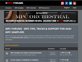 'mpc-forums.com' screenshot