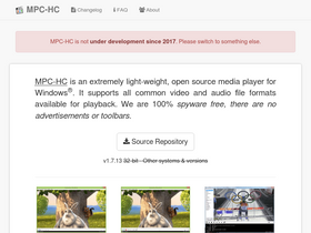 'mpc-hc.org' screenshot