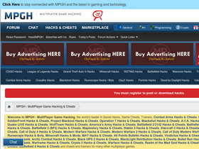 'mpgh.net' screenshot