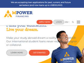 'mpowerfinancing.com' screenshot