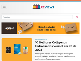 'mreviews.com.br' screenshot