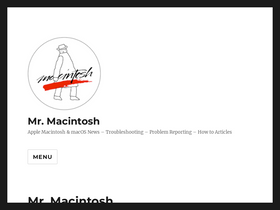 'mrmacintosh.com' screenshot