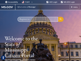 'sos.ms.gov' screenshot