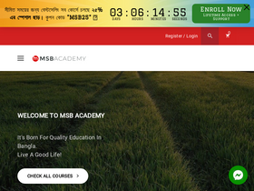 'msbacademy.com' screenshot