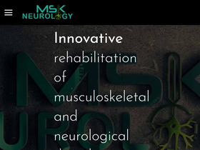 'mskneurology.com' screenshot