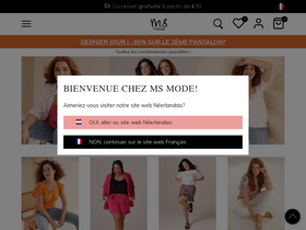 'msmode.fr' screenshot