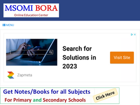 'msomibora.com' screenshot