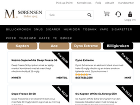 'msorensen.no' screenshot