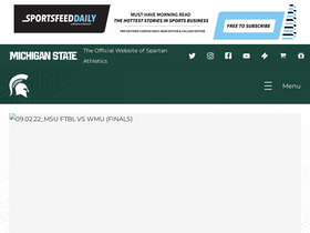 'msuspartans.com' screenshot