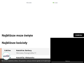 'msze.info' screenshot