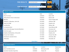 'mtecresults.com' screenshot