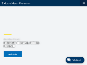 'mtmercy.edu' screenshot