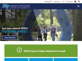 'mtsu.edu' screenshot