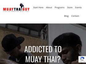 'muay-thai-guy.com' screenshot