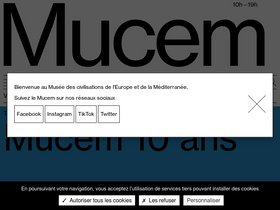 'mucem.org' screenshot