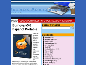 'muchosportables.com' screenshot