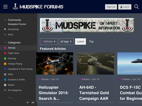 'mudspike.com' screenshot