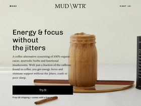 'mudwtr.com' screenshot
