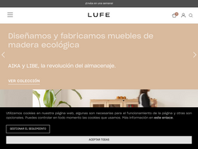 'muebleslufe.com' screenshot
