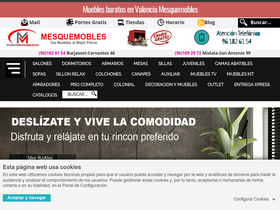 'mueblesmesquemobles.com' screenshot