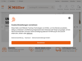 'mueller.de' screenshot