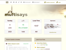 'muftisays.com' screenshot