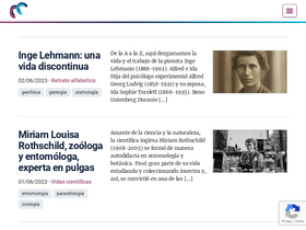 'mujeresconciencia.com' screenshot