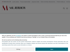 'mujerhoy.com' screenshot