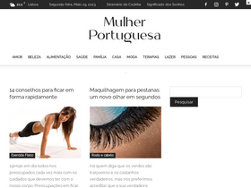 'mulherportuguesa.com' screenshot