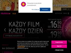 'multikino.pl' screenshot