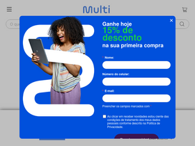 'multilaser.com.br' screenshot