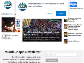 'mundochapin.com' screenshot