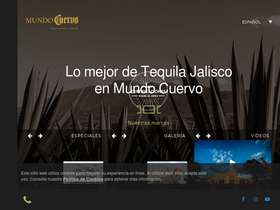 'mundocuervo.com' screenshot