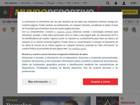 'mundodeportivo.com' screenshot