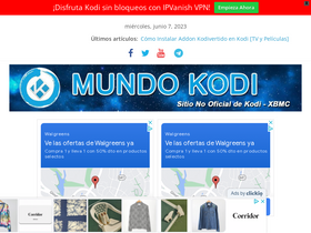 'mundokodi.com' screenshot