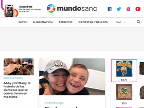 'mundosano.com' screenshot