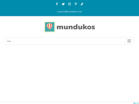 'mundukos.com' screenshot