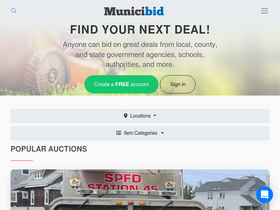 'municibid.com' screenshot