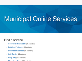 'municipalonlinepayments.com' screenshot