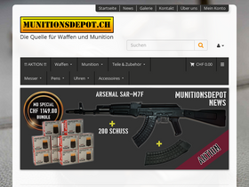 'munitionsdepot.ch' screenshot
