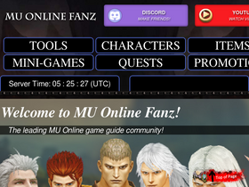'muonlinefanz.com' screenshot