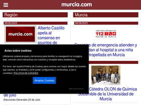 'murcia.com' screenshot